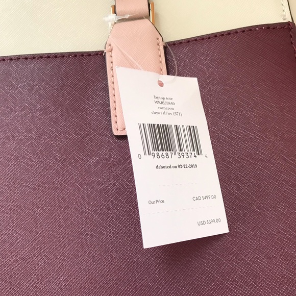 LAST 1 ❗️KATE SPADE CAMERON LG CHERRYWOOD LAPTOP - Picture 7 of 8